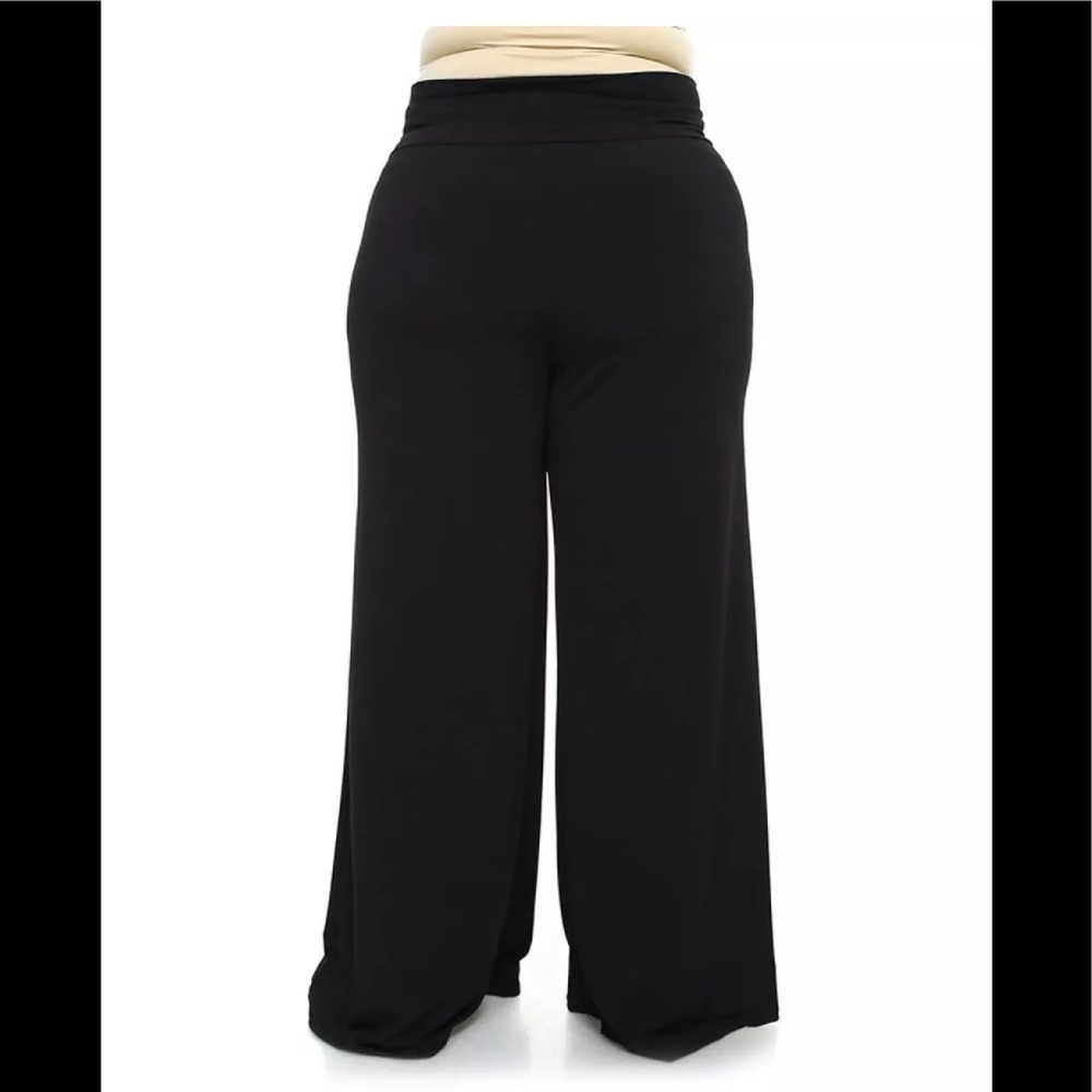 Plus Size Palazzo Pants Basic Simple - image 4